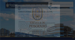 Desktop Screenshot of posgrado.unac.edu.pe